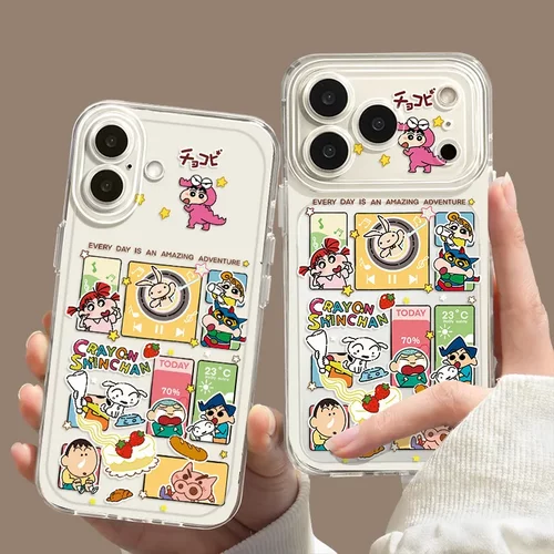 小新周边适用苹果17手机壳iphone16promax卡通15plus新款14全包