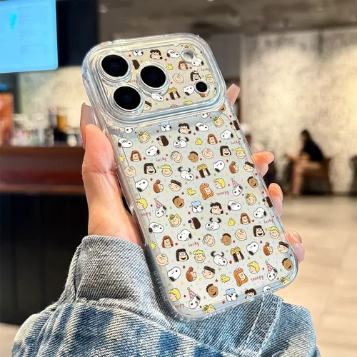 史努比狗狗适用苹果17手机壳iphone16promax卡通15plus14全包13