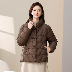中国风复古盘扣妈妈装棉服冬季新品中老年女装加厚保暖棉袄棉衣