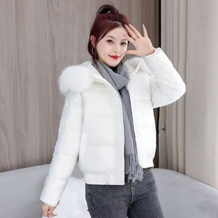 棉衣加厚保暖学院百搭冬季 羽绒棉服女短款 棉袄外套 新款 2025冬季