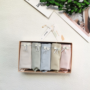 曼娜2367中腰螺纹裸氨亲肤柔软无痕高弹力蚕丝底裆五色三角内裤