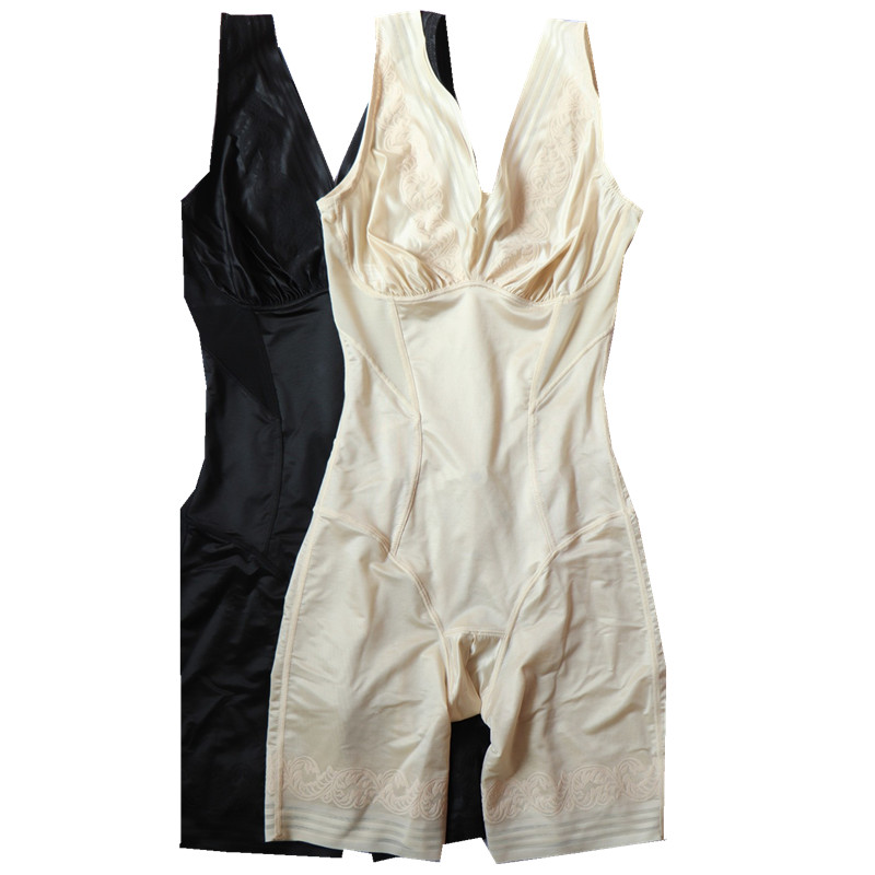 绿时代软塑海藻负离子火山能量石暖宫护宫束塑身平角连体衣21802