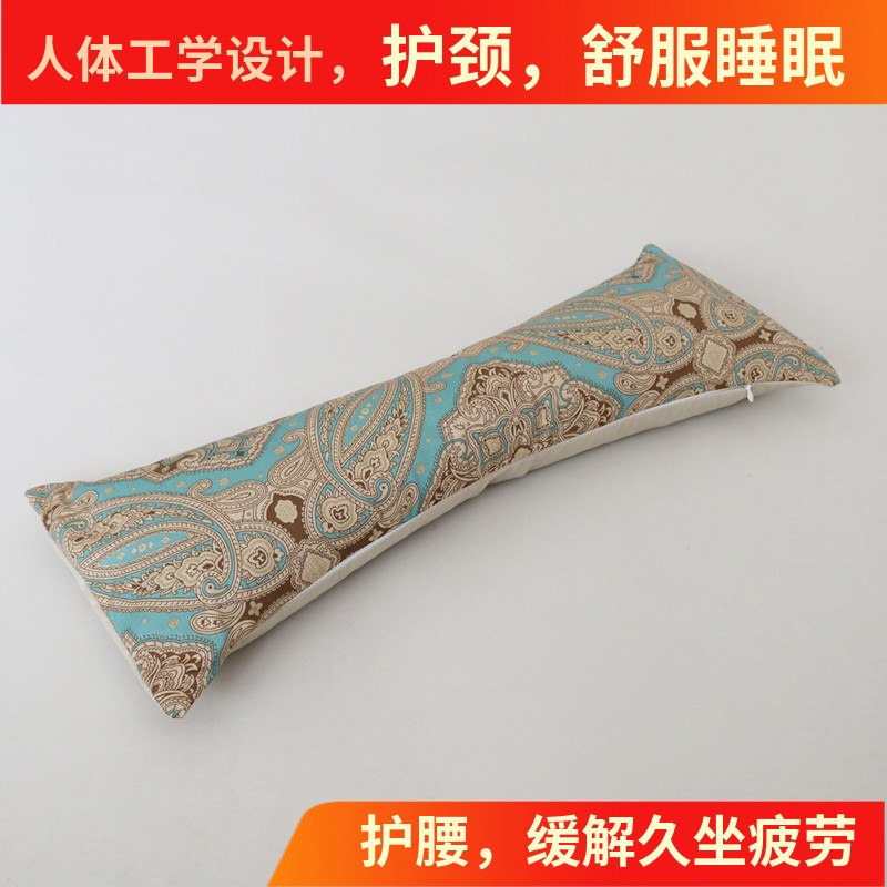 荞麦壳颈椎枕头变直牵引疼痛护颈腰枕支撑脊椎睡觉专用家用助睡眠