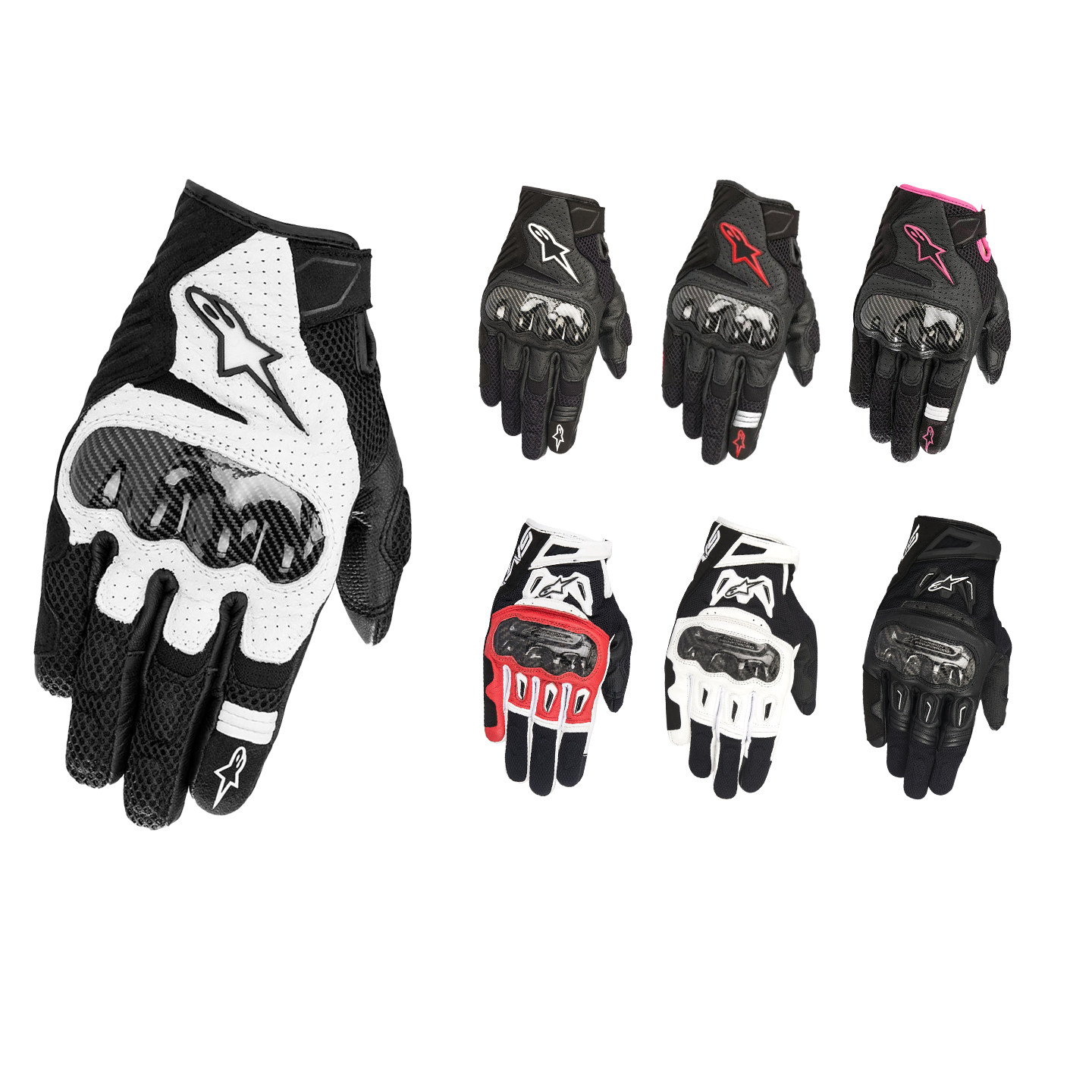 A星sp骑行手套摩托车手套机车装备越野碳纤维春夏男女款smx-1