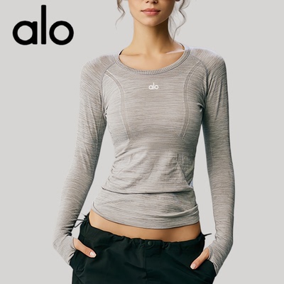 AIo长袖衣健身服登山跑步女士