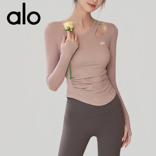AIo长袖跑步健身服瑜伽上衣女