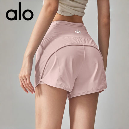 AIo夏季速干运动短裤宽松显瘦防走光跑步训练健身瑜伽三分裤薄款