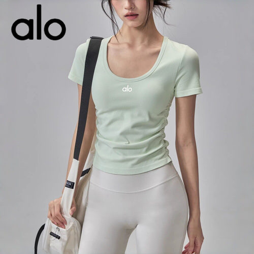 AIo跑步短袖夏季瑜伽服运动T恤女