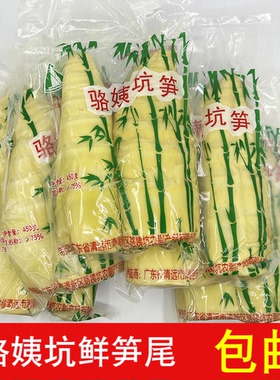 骆姨坑鲜笋尾笋尖清远特产野生鲜嫩小竹笋清水笋火锅笋子笋片笋干