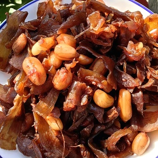 临安特色美食新货多味笋花生/花生笋丝农家自制净含量500克零食