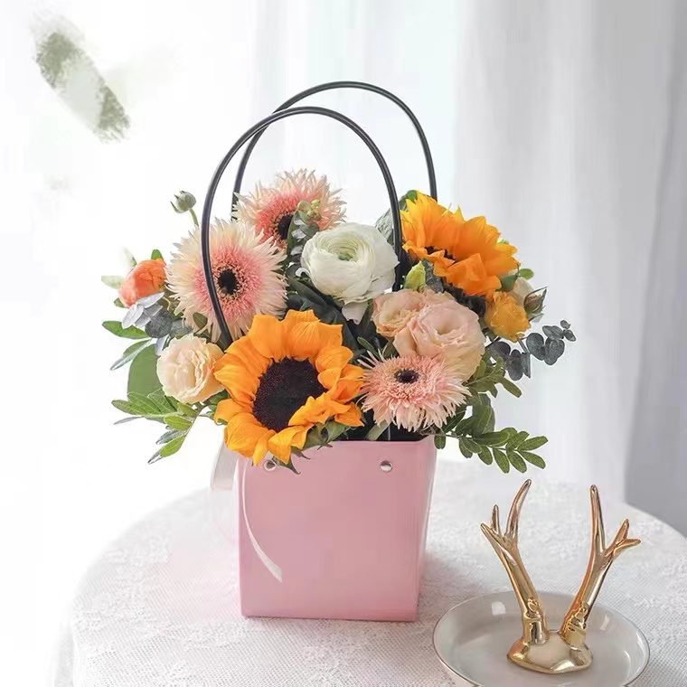 母亲节鲜花桔梗向日葵花篮送女友送家人生日礼物南京全国同城配送