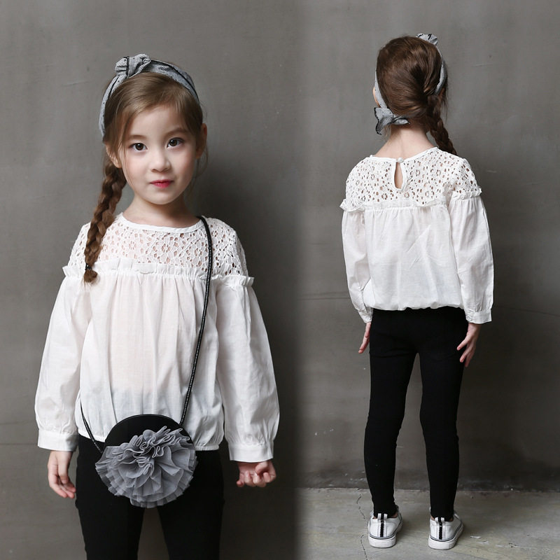 Chemise fille à manche longue - Ref 2086598 Image 1