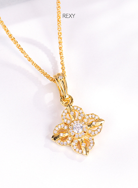 金刚杵项链珍珠圆珠项链挂吊坠女