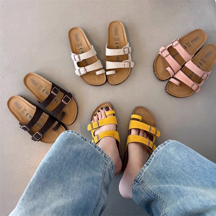 厚底勃肯鞋软底舒适沙滩凉拖