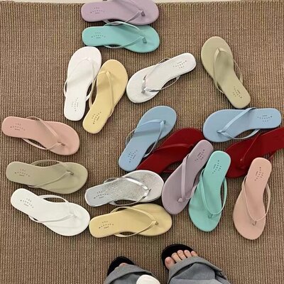 百搭人字拖女夏外穿平底凉拖鞋