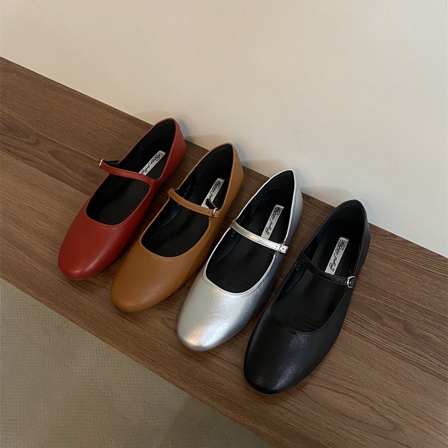 日常通勤百搭蝴蝶结玛丽珍鞋女