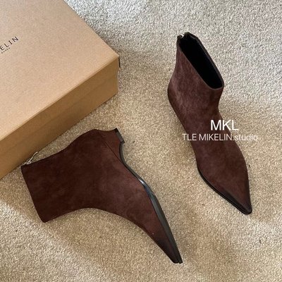 瘦瘦靴春秋单靴美拉德风及裸靴