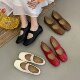 REN 2026韩版 一字带玛丽珍鞋 SHOE 女平底百搭不累脚舒适芭蕾舞鞋