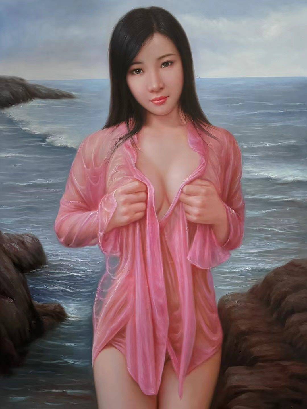 张嘉应定制油画人像真人肖像画纯手绘风景宠物客厅欧洲名画装饰画