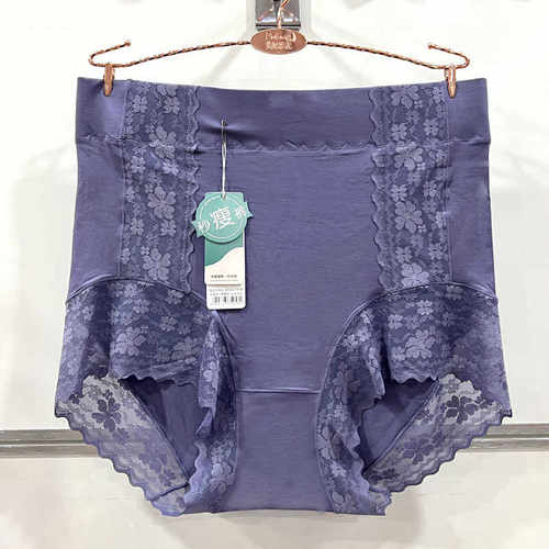 高腰直播爆款舒适性感蕾丝收腹裤