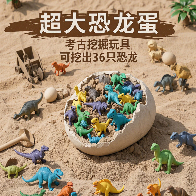 考古挖掘玩具儿童挖宝石化石手工diy盲盒,玩具/童车/益智/积木/模型,挖宝玩具,淘宝优惠券,粉丝福利购,淘宝优惠卷