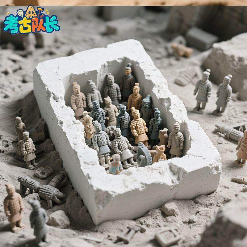 考古挖宝玩具秦始兵马俑宝藏儿童动手工DIY男女孩寻宝,玩具/童车/益智/积木/模型,挖宝玩具,淘宝优惠券,粉丝福利购,淘宝优惠卷