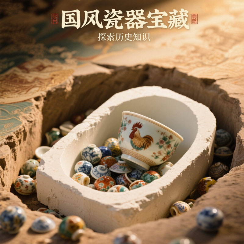 传统古风文化考古寻秘玩具青花瓷宝藏手工DIY动手女孩专属寻,玩具/童车/益智/积木/模型,挖宝玩具,淘宝优惠券,粉丝福利购,淘宝优惠卷