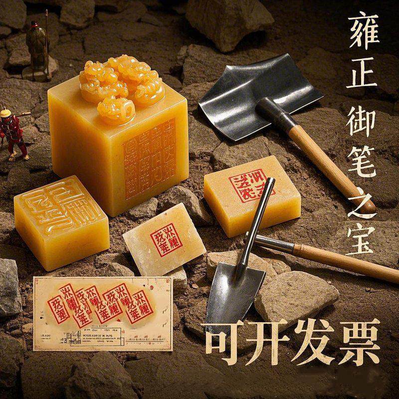 古风挖掘玩具秦朝玉玺印章考古盲盒儿童手工 diy,玩具/童车/益智/积木/模型,挖宝玩具,淘宝优惠券,粉丝福利购,淘宝优惠卷