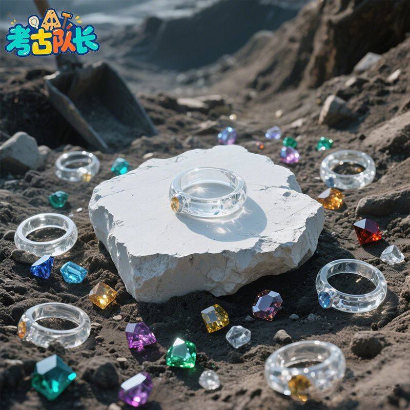 考古挖宝玩具魔法戒指宝藏儿童动手工DIY女孩过家家玩具C,玩具/童车/益智/积木/模型,挖宝玩具,淘宝优惠券,粉丝福利购,淘宝优惠卷