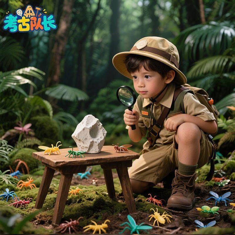考古挖宝玩具森林昆虫宝藏儿童动手工DIY男女孩过家家岁发掘盲盒,玩具/童车/益智/积木/模型,挖宝玩具,淘宝优惠券,粉丝福利购,淘宝优惠卷