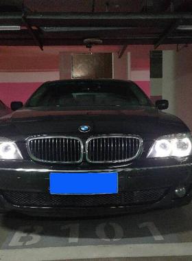 适用02-08款宝马7系E66 E65 745 760改装LED天使眼白光日行车灯泡