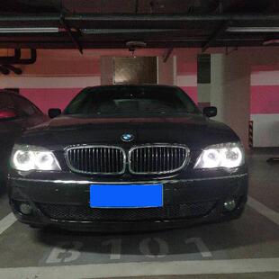 08款 760改装 宝马7系E66 745 LED天使眼白光日行车灯泡 E65 适用02
