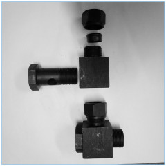 đầu nối tuy ô thủy lực GB3750 thẻ tay áo có bản lề phụ kiện thủy lực ống thép hàng hải và ống dẫn dầu thép carbon áp suất cao ren khớp màu đen đầu nối ống thủy lực các loại cút nối thủy lực