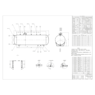 立式储罐卧式储罐课程设计装配图word说明书储罐画图包售后