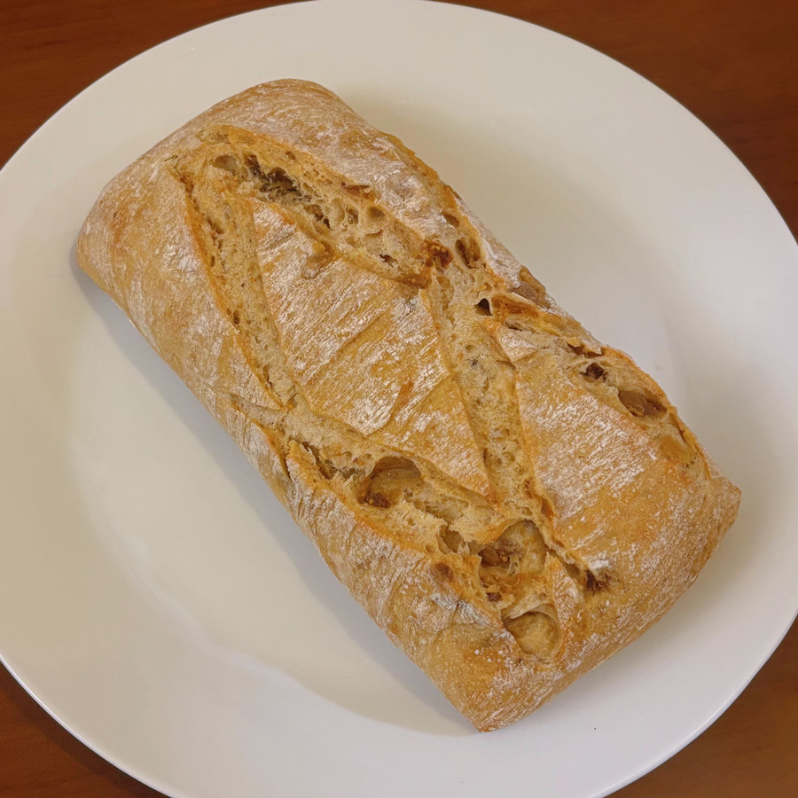 泽爸现烤普利多尔无花果sourdough大面包全麦健康早餐法式欧包