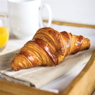 黄油可颂下午茶酥皮手撕面包牛角羊角早餐欧包零食 泽爸现烤法式