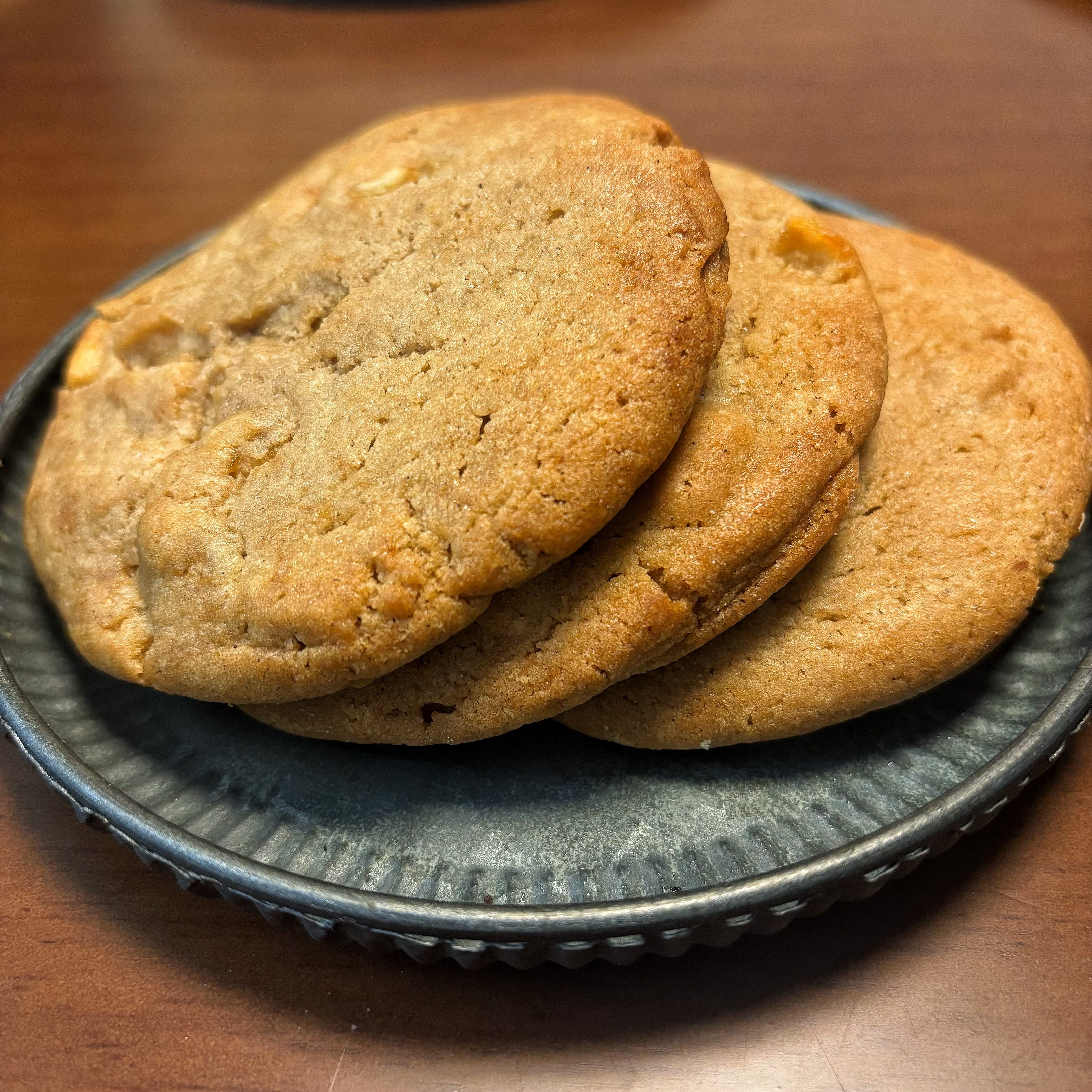 泽爸现烤 手工苹果肉桂软曲奇坚果饼干下午茶甜品零食点心