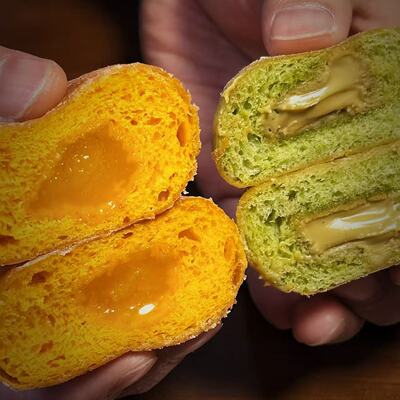 泽爸现烤 网红DIY日式夹心生甜甜圈mini爆浆生多拿滋Donut