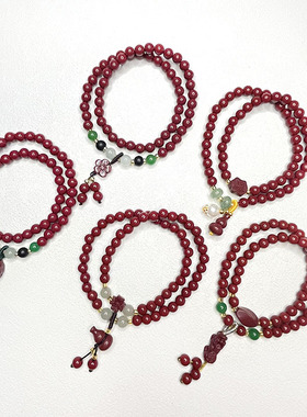 朱砂手链葫芦元宝貔貅女款国风