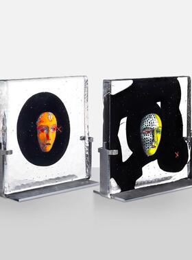 KOSTABODA BLACK ELEMENTS SCULPTURE系列北欧家居展厅艺术品摆件