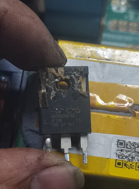 G60V60DWFAG 新能源汽车电脑板场效应三极管60A 600V进口拆机测量