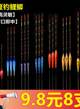 全套夜光漂超高灵敏醒目浮漂鱼漂