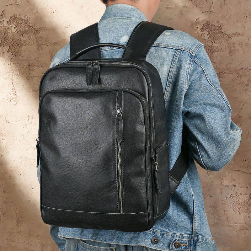 植鞣牛皮男包商务真皮双肩包复古头层牛皮书包16寸大容量电脑包,箱包皮具/热销女包/男包,双肩背包,淘宝优惠券,粉丝福利购,淘宝优惠卷