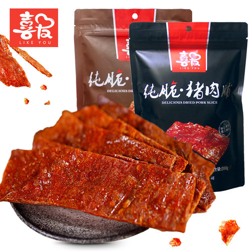 靖江喜友脆肉脯原味蜜汁香辣