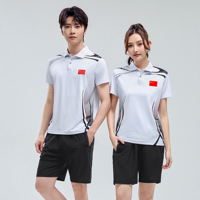 夏季短袖短裤polo衫中国队团体跑步服运动会套装初中学生体考服装,运动服/休闲服装,跑步套装,淘宝优惠券,粉丝福利购,淘宝优惠卷