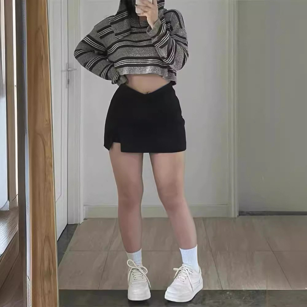 微胖MM显瘦黑色半身裙女夏2025新款梨形身材大码遮肉a字包臀短裙,女装/女士精品,大码半身裙,淘宝优惠券,粉丝福利购,淘宝优惠卷