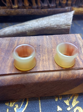 手工天然空心大号山羊角耳扩饰品耳廓耳堵时尚耳洞流行朋克扩耳器
