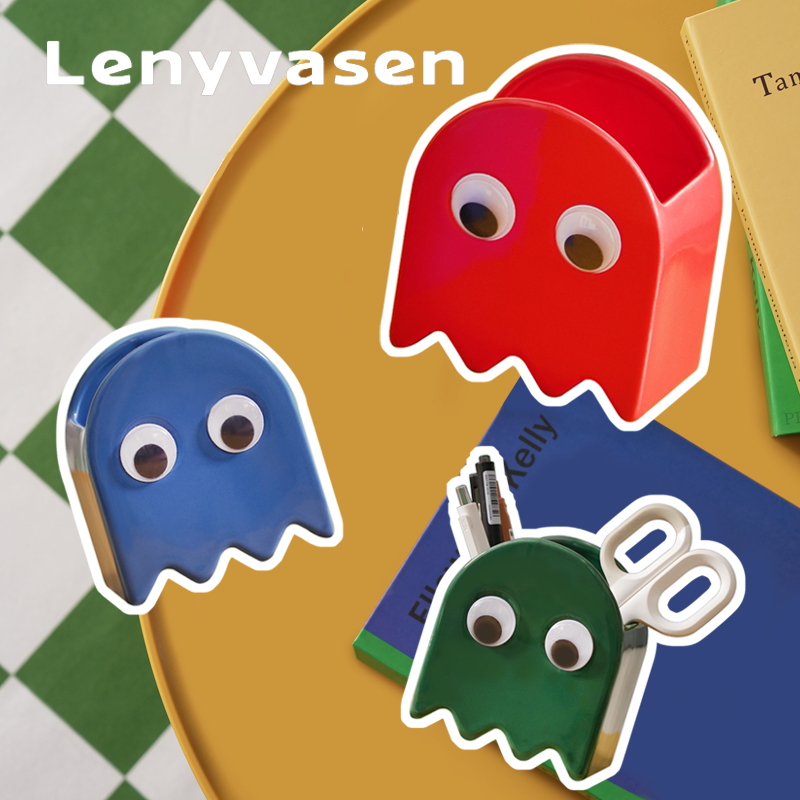 LENYVASEN陶瓷萌趣创意收纳筒