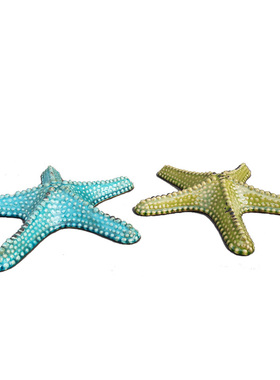 软装装饰海洋风陶瓷海星摆件