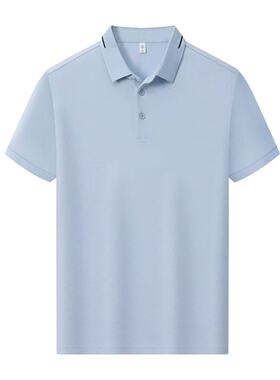 男士商务休闲Polo衫翻领短袖T恤棉质半袖上衣服百搭
